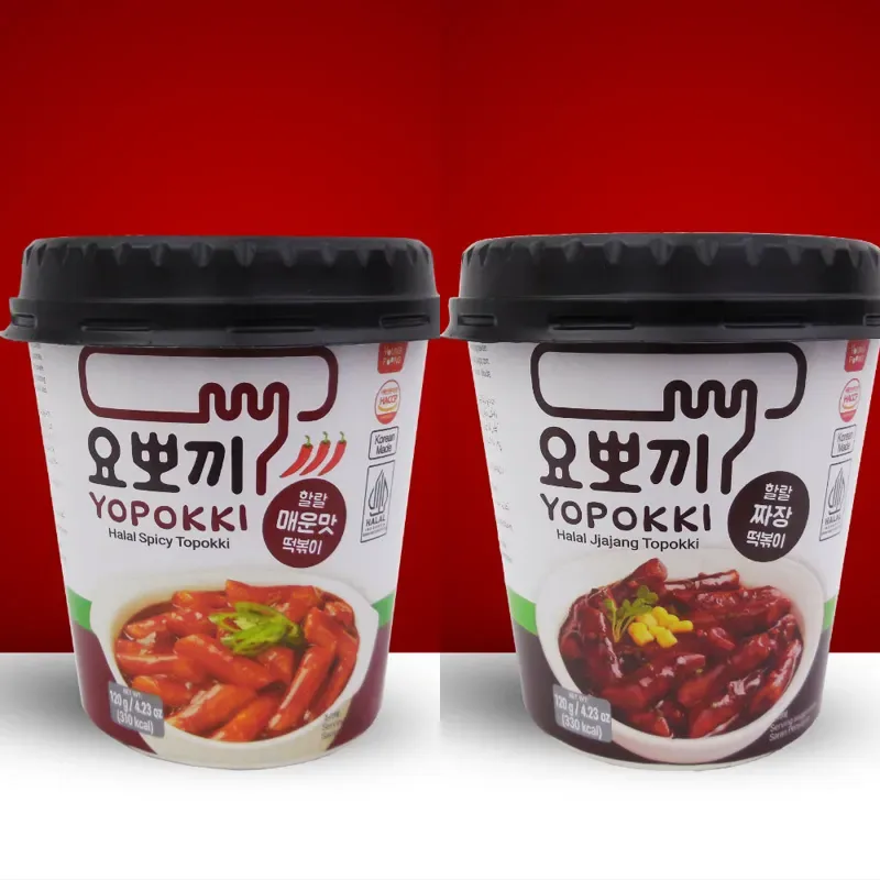 Yopokki Tteokbokki Duo Bundle (Spicy + Jjajang)